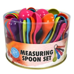 R&M International Corp Polypropylene Assorted Measuring Spoon Set