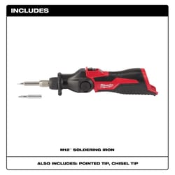 Milwaukee M12 Cordless Adjustable Soldering Iron 16 W 1 pk