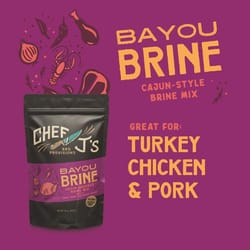 Chef J's BBQ Provisions Bayou Brine Mix 16 oz
