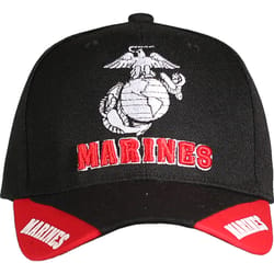 JWM Logo Baseball Cap Black/Red One Size Fits All