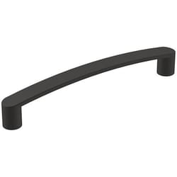 Amerock Rift Contemporary Rectangle Cabinet Pull 5-1/16 in. Matte Black 1 pk