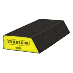 Diablo 8 in. L X 3 in. W X 1 in. 100 Grit Fine Angled Corner Sanding Sponge