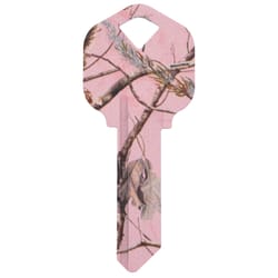 HILLMAN RealTree Pink House/Office Universal Key Blank KW1 Single