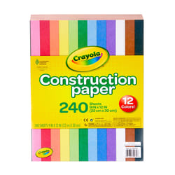 Crayola Construction Paper Assorted 240 pc