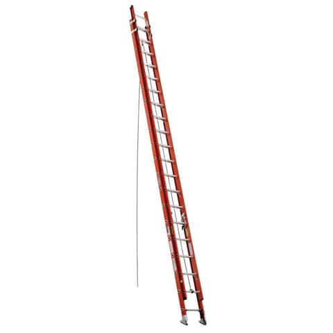 Werner 40 ft. H Fiberglass Telescoping Extension Ladder Type IA 300 lb. capacity Werner 40 ft. H Fiberglass Telescoping Extension Ladder Type IA 300 lb. capacity