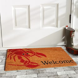 Calloway Mills 1.42 ft. W X 2.42 ft. L Multi-color Casual Coir Door Mat