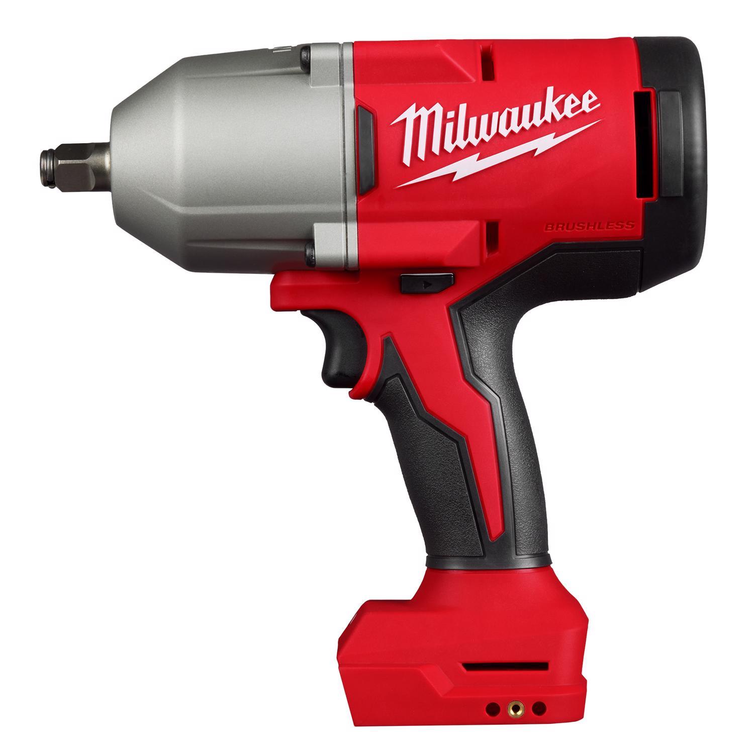 Milwaukee M18 1/2 in. Cordless Brushless High Torque Impact Wrench Tool Only -  2666-20