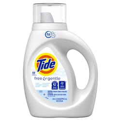 Tide HE Free & Gentle No Scent Detergent Liquid 42 fl. oz. 1 pk