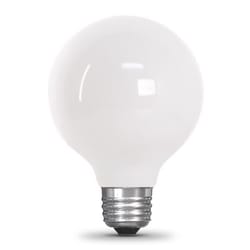 Feit Enhance G25 E26 (Medium) Filament LED Bulb Daylight 60 Watt Equivalence 1 pk