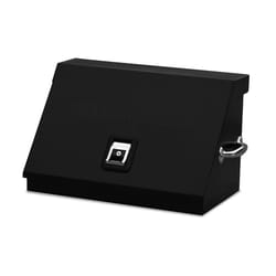 Montezuma 13.75 in. Triangle Tool Box Black