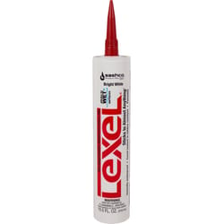 Sashco Lexel White Synthetic Rubber All Purpose Caulk 10.5 oz