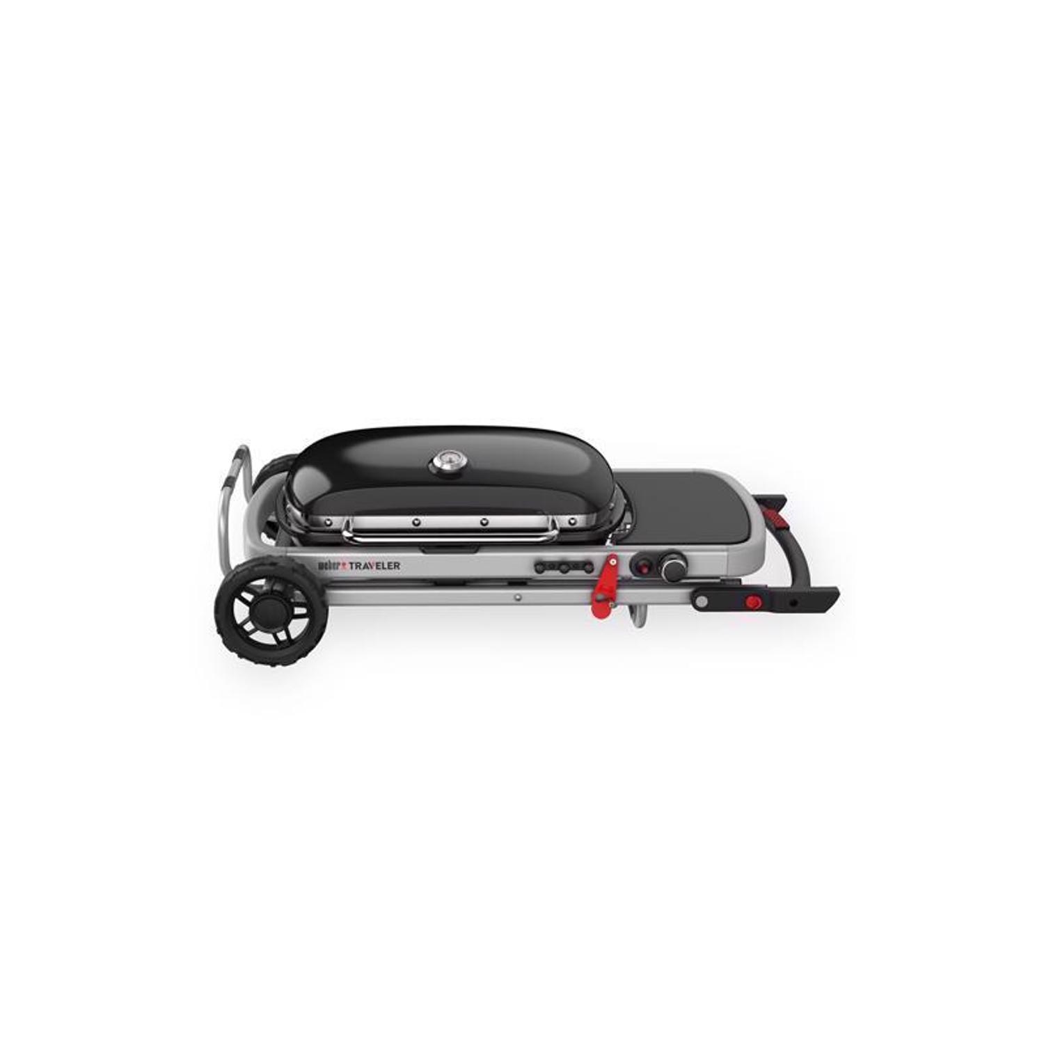 Weber Traveler 9010001 1 Burner Liquid Propane Portable Grill Black