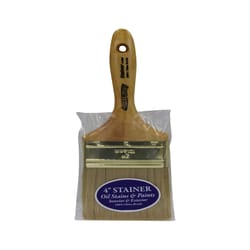 ArroWorthy Stainer 4 in. Chiseled Stain Brush