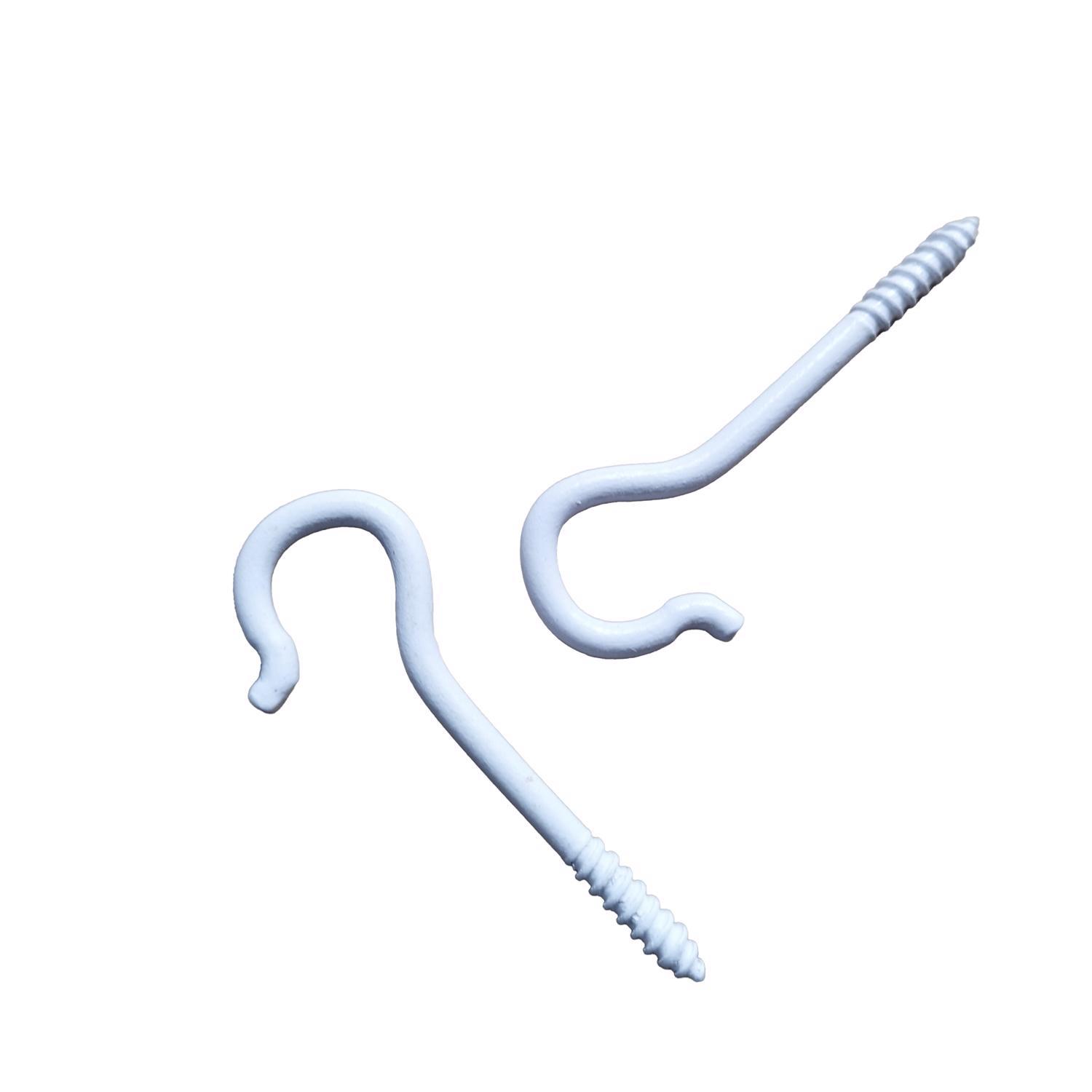 Panacea Brass Steel 2-1/2 in. H Sturdy Ceiling Hook 5 pk