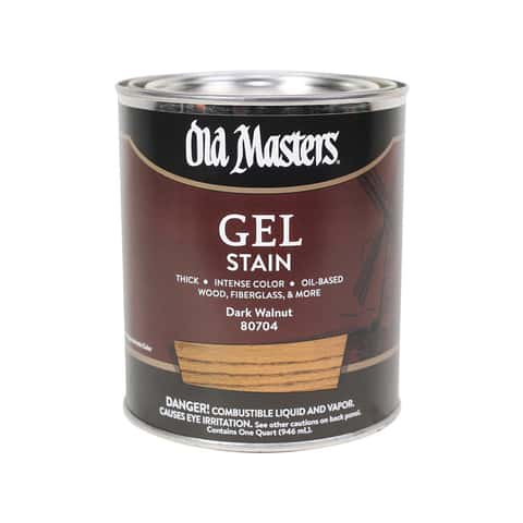 1 qt. Dark Walnut Semi-Transparent Gel Interior Wood Stain