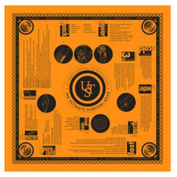 UST Brands Survival Bandana Orange One Size Fits Most