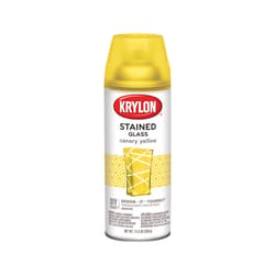Krylon Stained Glass Translucent Canary Yellow Spray Paint 11.5 oz