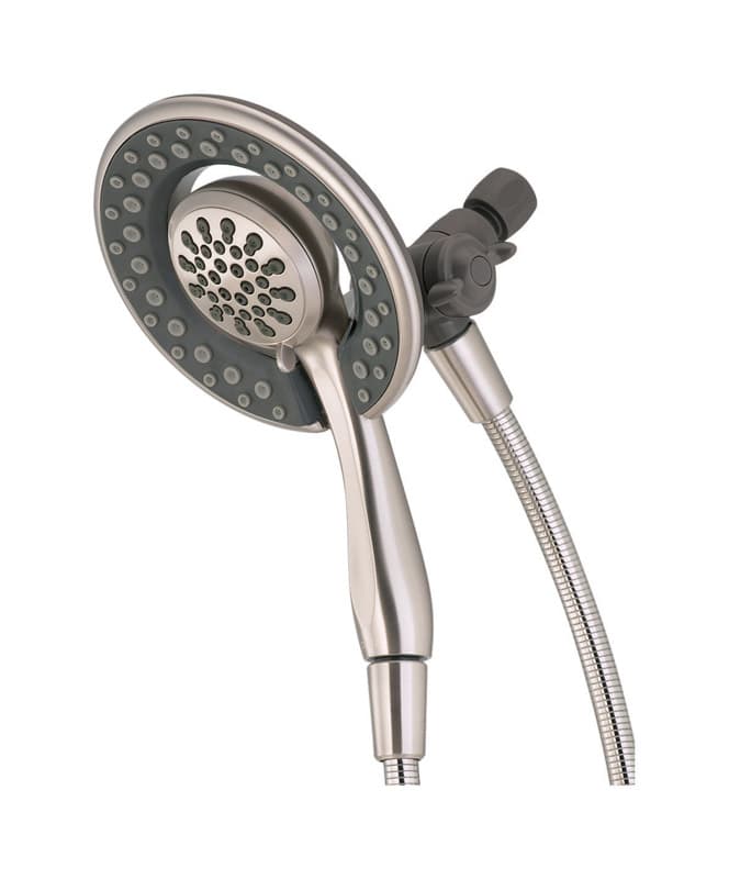 UPC 034449860109 product image for Delta Nickel 4 settings Showerhead Combo 1.75 gpm | upcitemdb.com