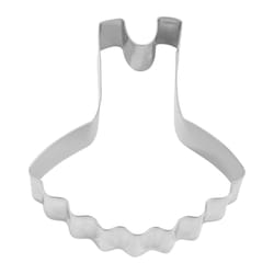 R&M International Corp 4 in. L Tutu Cookie Cutter Silver 1 pc