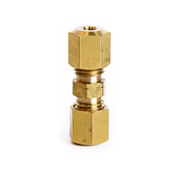 ATC 1/8 in. Compression X 1/8 in. D Compression Yellow Brass Union