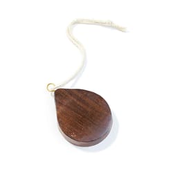 Matr Boomie Hima Bindu Natural/White Love Ornament 0.5 in.