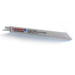 Lenox 8 in. Diamond Grit Reciprocating Saw Blade 24 TPI 1 pk