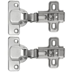 Laurey 2 in. W X 5 in. L Chrome Steel Cabinet Hinge 2 pk