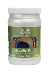 Modern Masters Shimmer Satin Pearl White Metallic Paint 1 qt