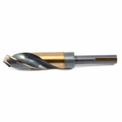 Forney Command Pro 15/16 in. High Speed Steel Silver and Deming Drill Bit 3-Flat Shank 1 pc