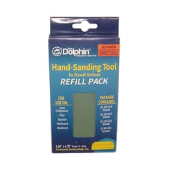 Blue Dolphin 4.75 in. L X 2.69 in. W Assorted Palm Sanding Pad