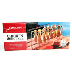 Gia's Kitchen Silver Stainless Steel Chicken Grill Rack 12 pc