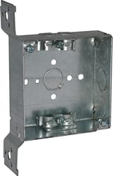 Raco 21 cu in Square Steel 2 gang Junction Box Gray