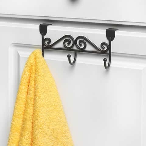 Spectrum 7 in. L Black Steel Traditional Triple Hook 1 pk - Ace Hardware