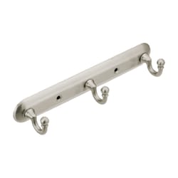 Moen Yorkshire 2 in. H X 1.75 in. W Brushed Nickel Robe Hook