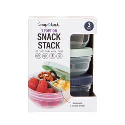 Progressive SnapLock 1.75 cups Assorted Snack Container 1 pk