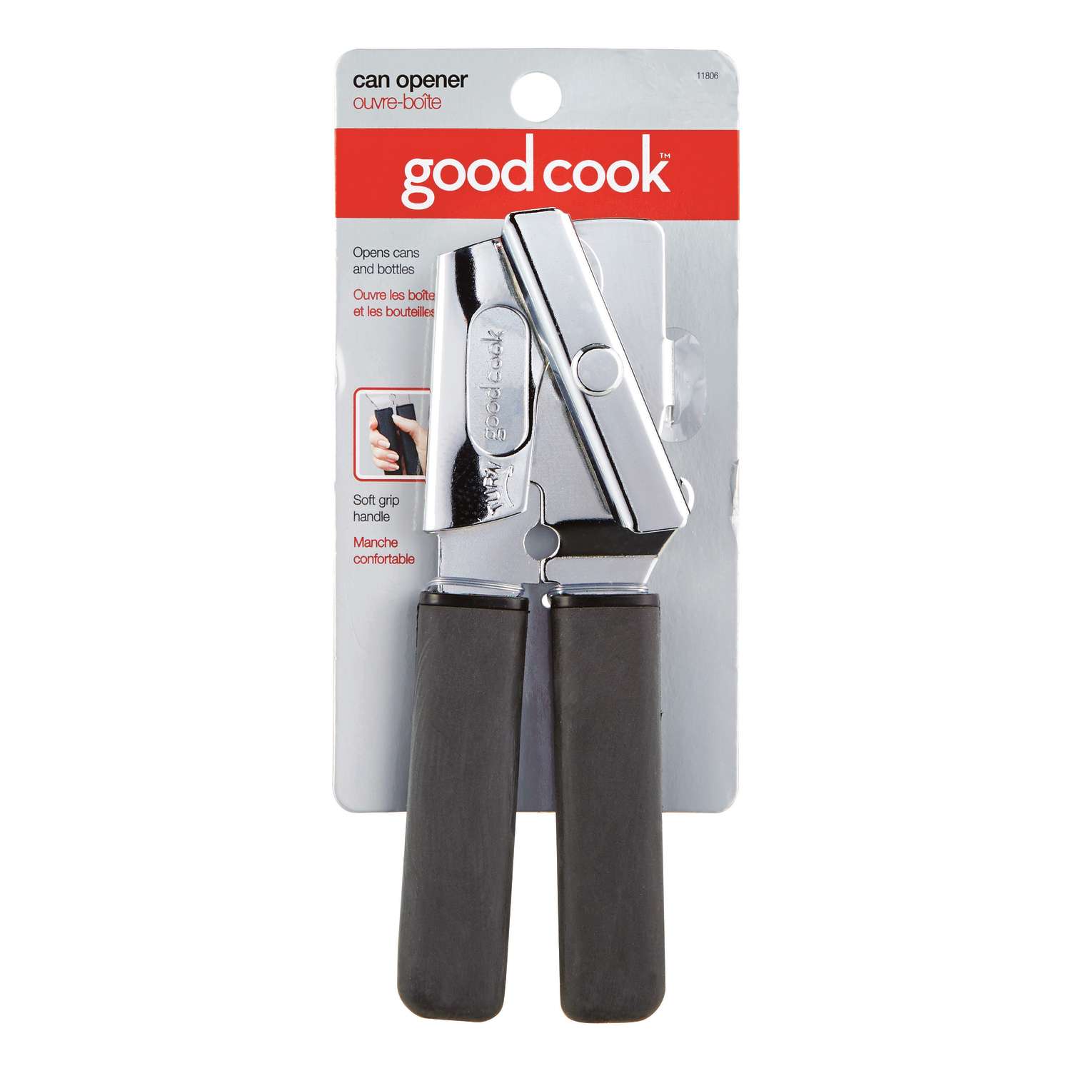 OXO Good Grips Matte Black Rubber/Stainless Steel Manual Can Opener - Ace  Hardware