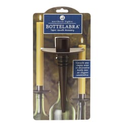 Northern Lights Bottelabra Bronze Unfragranced Scent Taper Candle