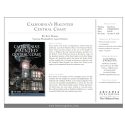 Arcadia Publishing Californias Haunted Central Coast History Book