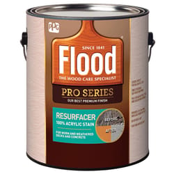 Flood Pro Series Semi-Transparent Tintable Natural Water-Based Acrylic Resurfacer 1 gal