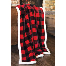 Carstens Inc 68 in. H X 2 in. W X 54 in. L Multicolored Polyester Plush Throw Blanket