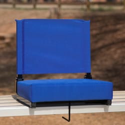 Flash Furniture Blue Fabric Contemporary Stadium Chair