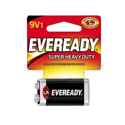 Eveready Super Heavy Duty 9-Volt Zinc Carbon Batteries 1 pk Carded