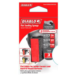 Diablo 4 in. L X 2-1/2 in. W X 1 in. Assorted Grit Assorted Block Sanding Sponge