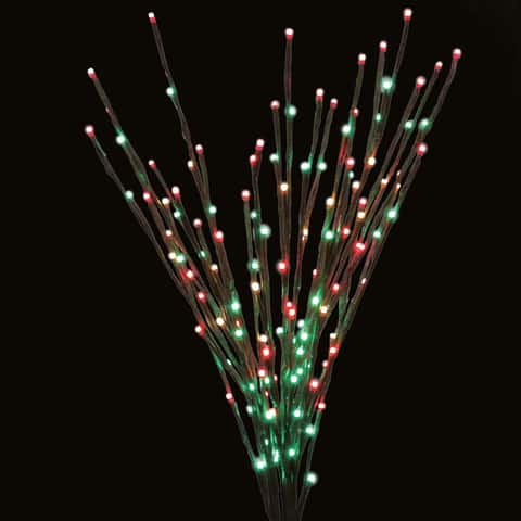 Holiday Bright Lights LED Multi Twig Light Burst 60 in. Yard Decor
