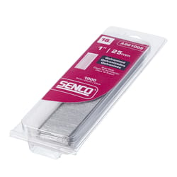 Senco 1 in. L X 18 Ga. Straight Strip Galvanized Brad Nails 1000 pk