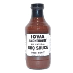 IOWA SMOKEHOUSE Sweet Honey BBQ Sauce 19 oz