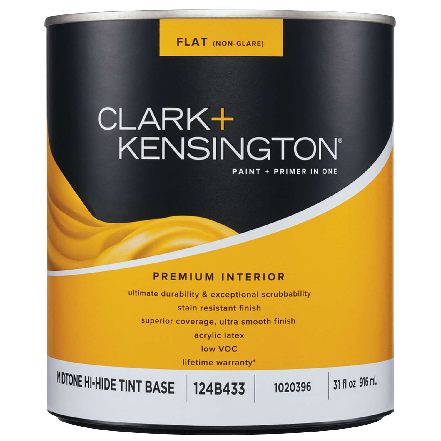 Clark+Kensington Flat NonGlare Tint Base Midtone HiHide Base Acrylic