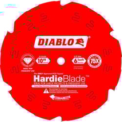 Diablo HardieBlade 10 in. D X 5/8 in. PCD Fiber Cement Blade 6 teeth 1 pk