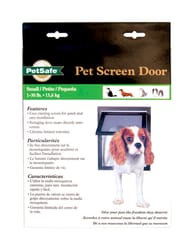 PetSafe 8 in. H X 10 in. W Plastic Pet Screen Door