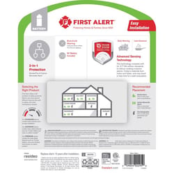 First Alert Battery-Powered Ionization Smoke and Carbon Monoxide Detector